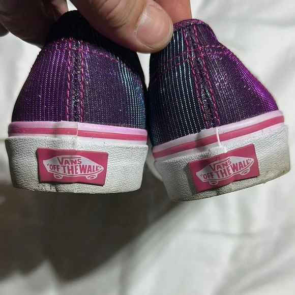 Vans Purple Glitter Sneakers - Picture 5 of 13